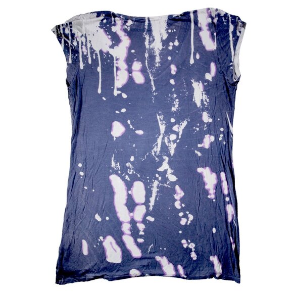 Rock & Republic Patriotic Top, Ladies Size Medium, Eagle, Silver Stars, Rivets - Picture 4 of 4